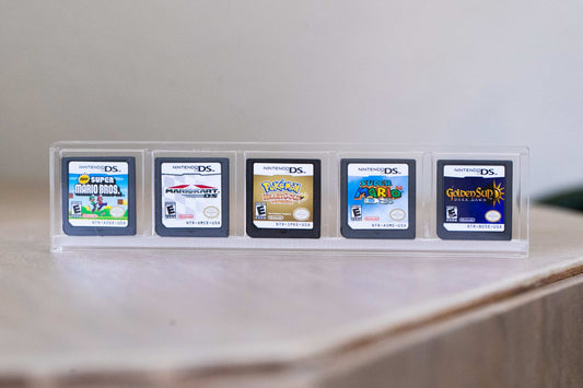 DS/3DS 5 Game Cartridge CartVault Display Case