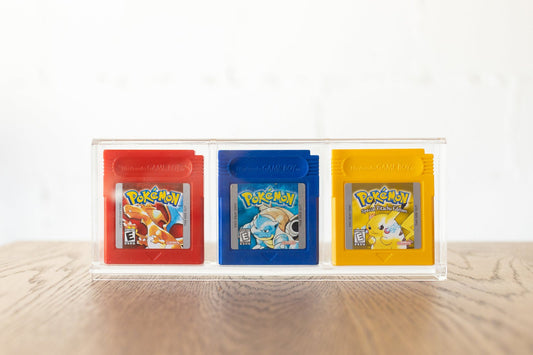 Game Boy 3 Game Cartridge CartVault Display Case