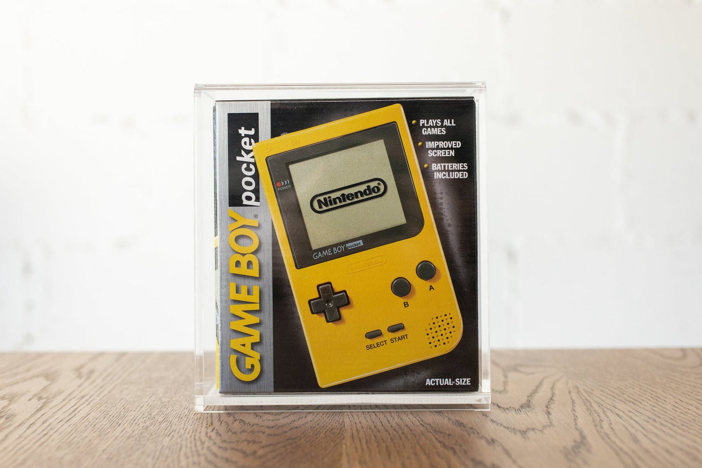 Game Boy Pocket Console CartVault Display Case