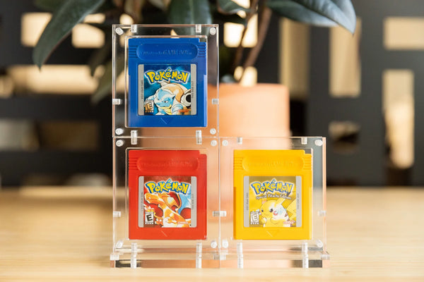 Game Boy-Spielkassetten-CartStax Magnetische Vitrinen